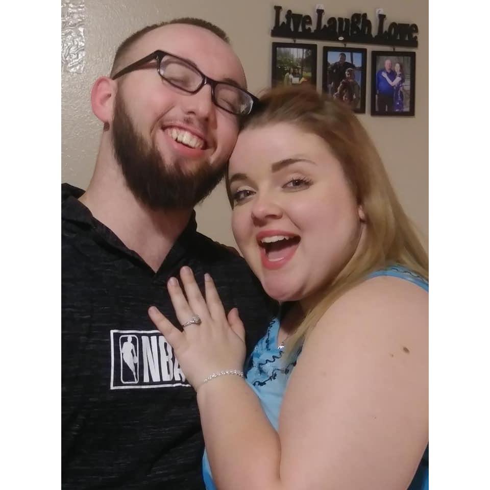Caitlin said yes!