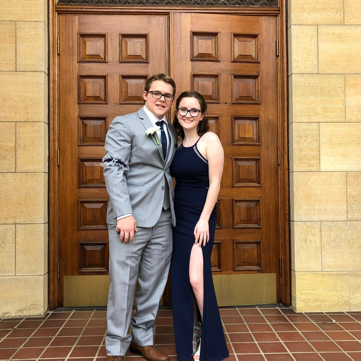 Here’s us at prom!