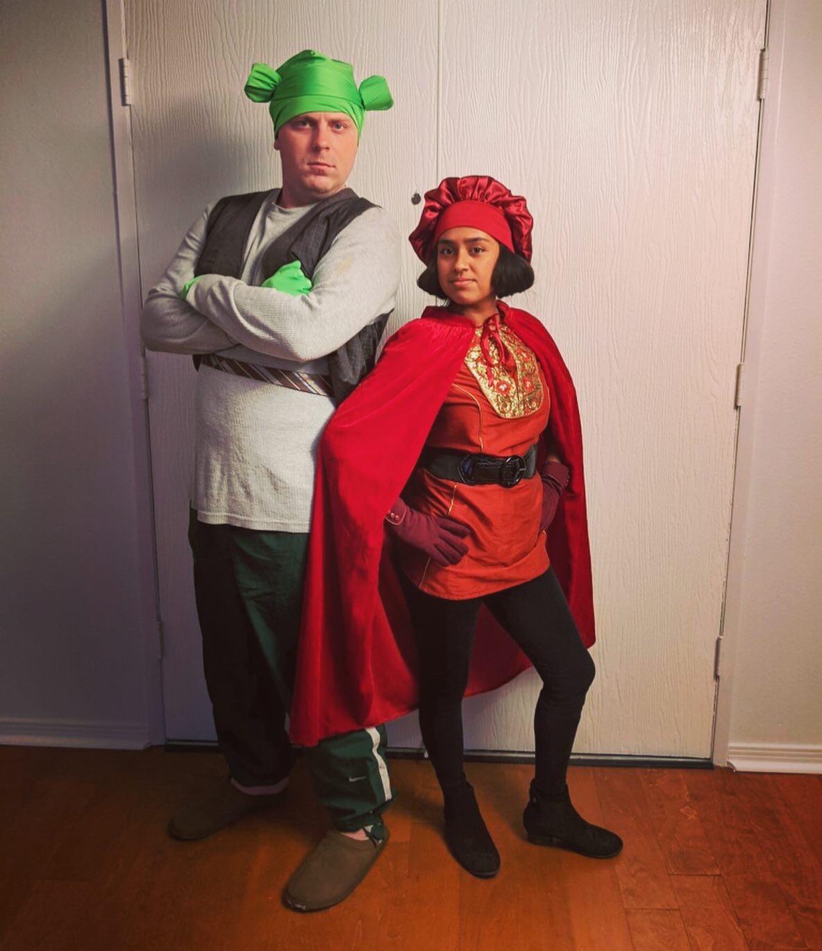 Lord Farquad and Shrek Halloween costumes