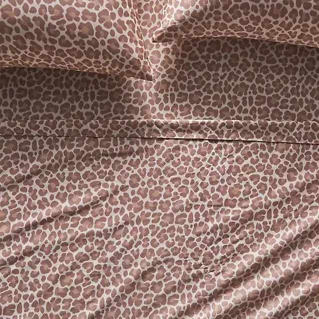 Organic Cotton Sateen Printed Sheet Set