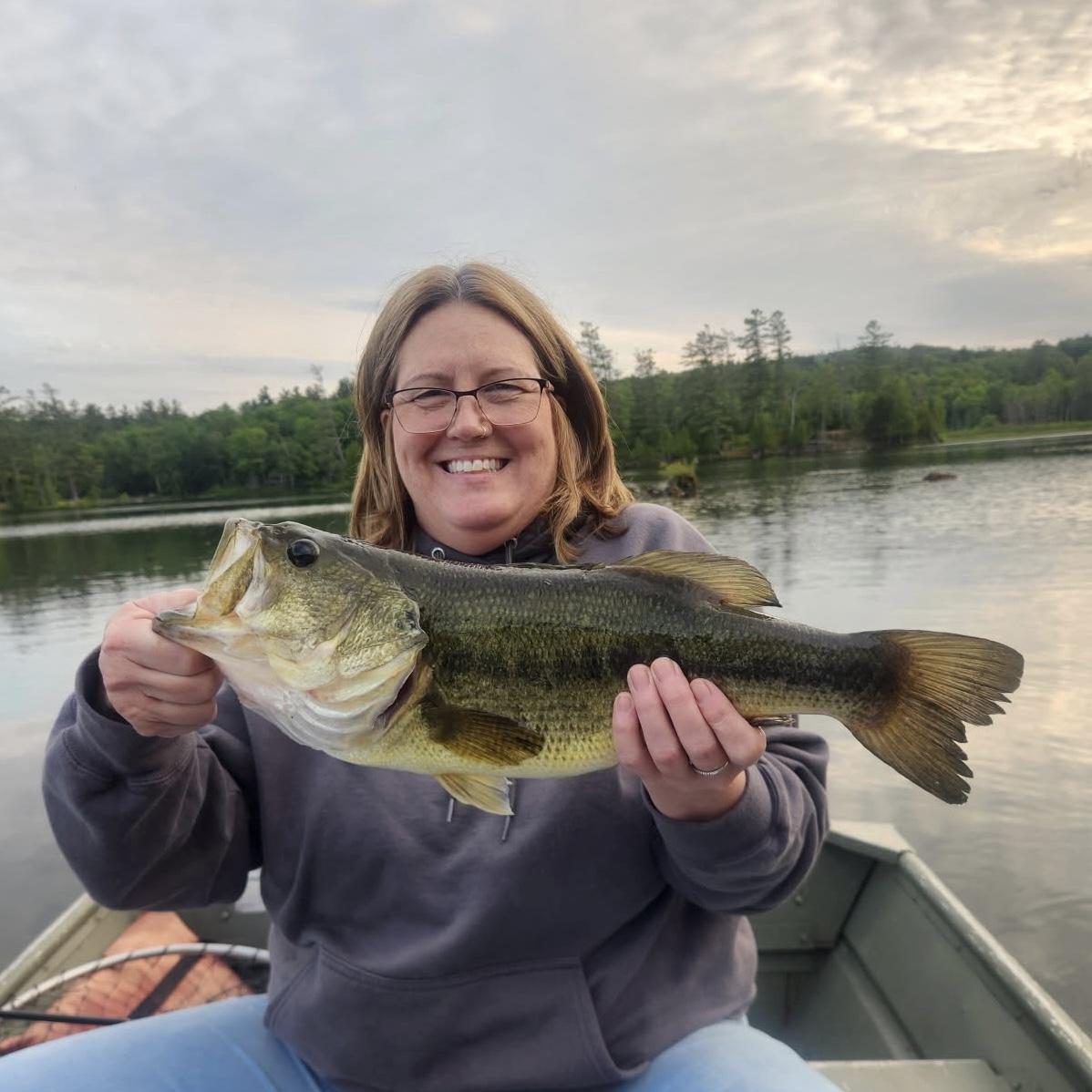 One of the most exciting days of my life! I caught the big one at Lake Minerva - our favorite place to go!