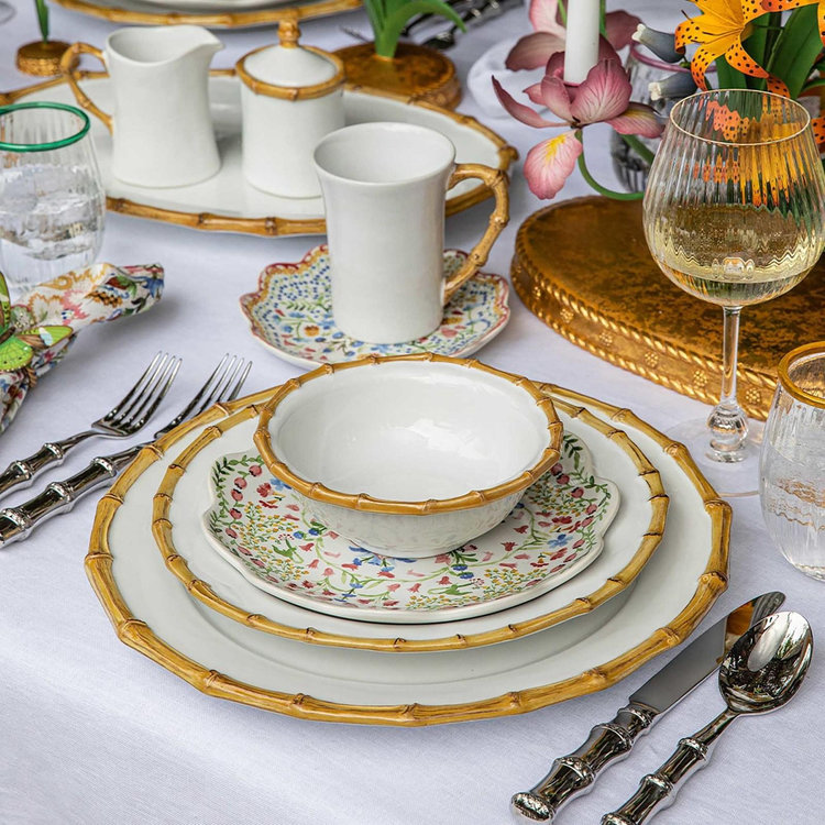 Juliska, Classic Bamboo Natural Dinner Plate | Zola