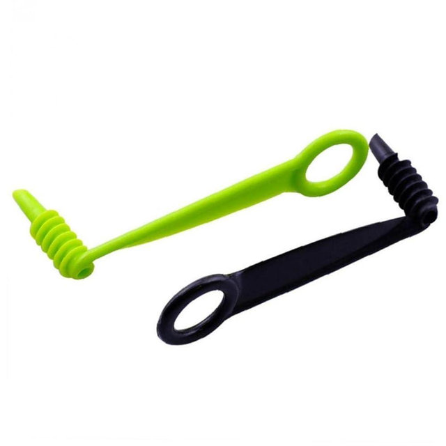 Froiny Vegetables Spiral Slicer Carving Tool for Potato Carrot Cucumber Salad Chopper Manual Plastic Spiral Screw Slicer Cutter Orange Green White Random Purple 10x4cm