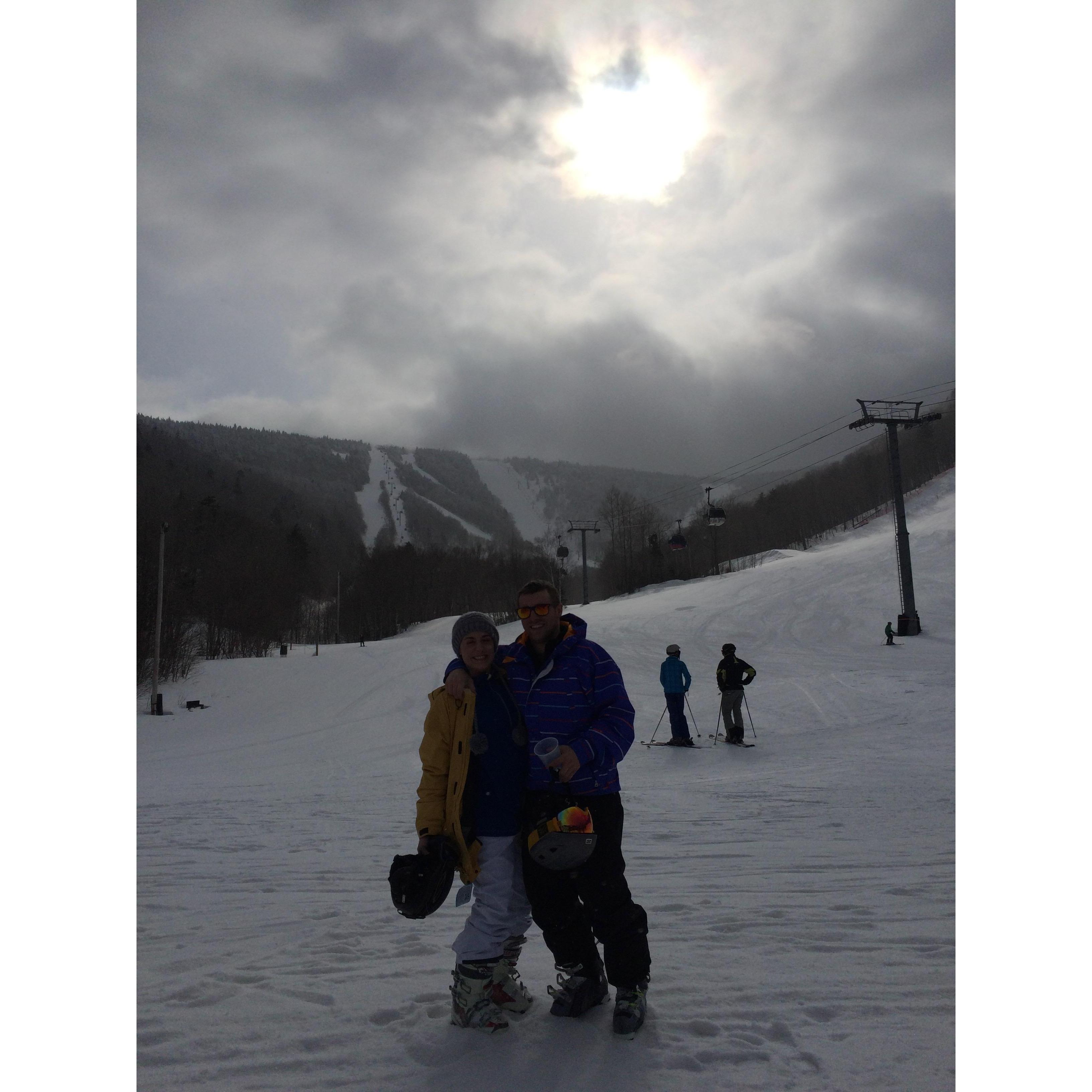 Check out these cuties on the slopes at Killington Ski Resort in late Winter of 2014 ⛷