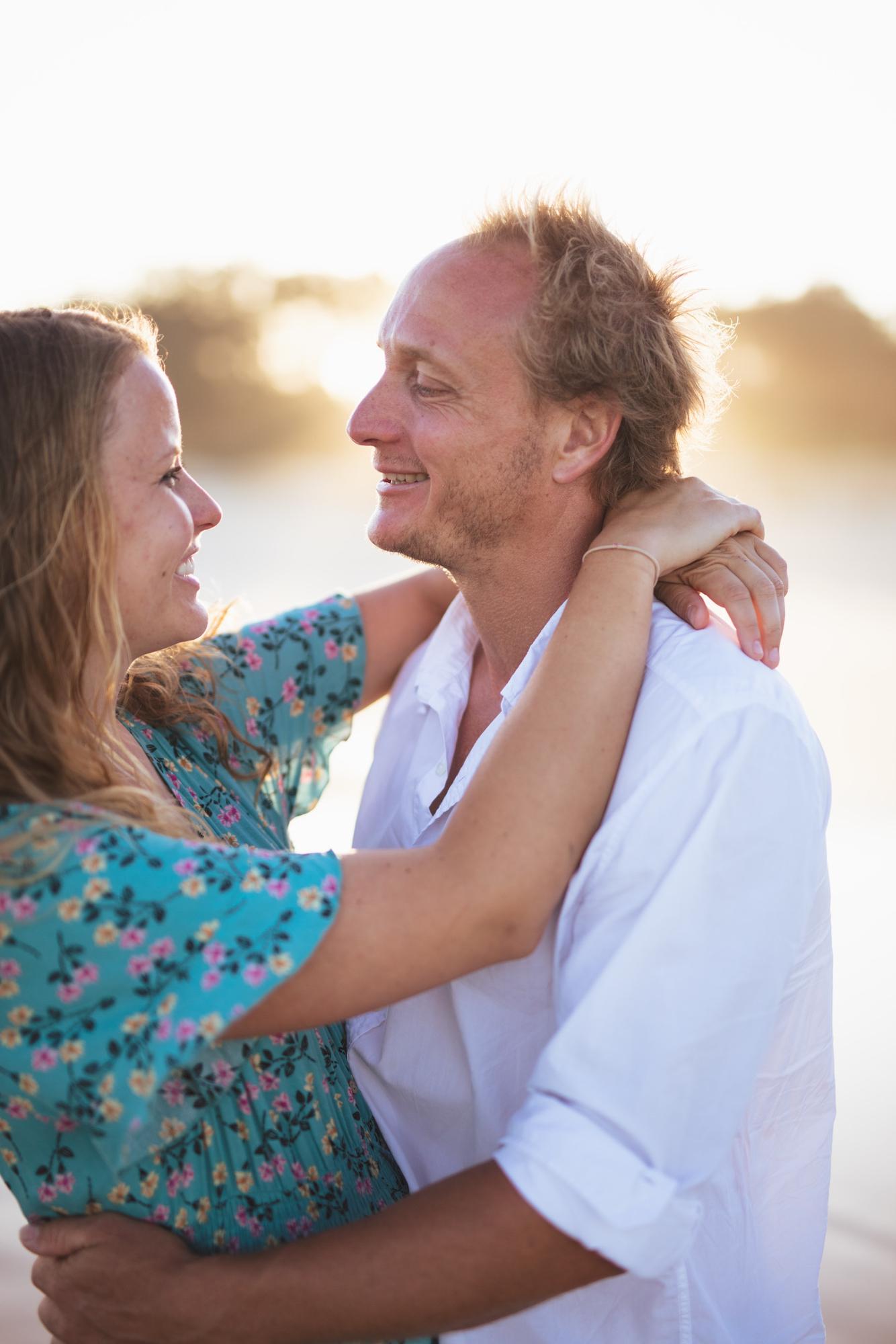 Our one-year anniversary photos in the Gold Coast, Australia.