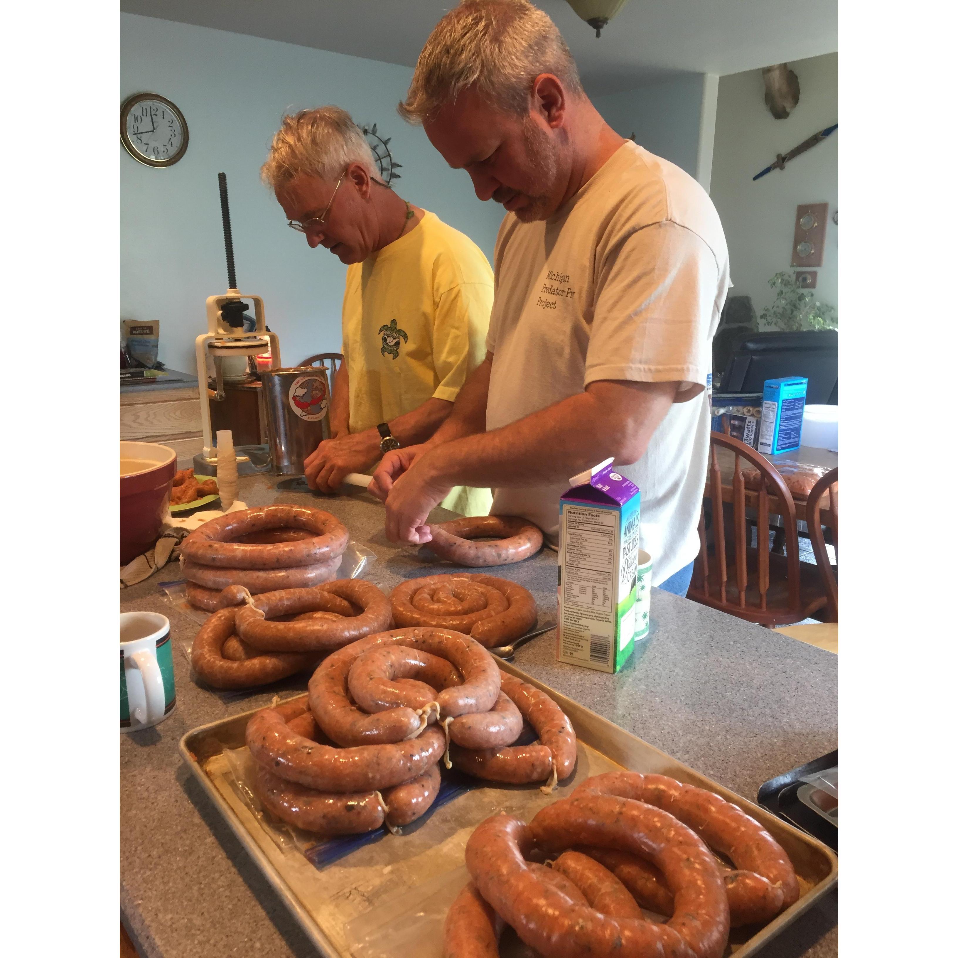 Final Product, Salmon Sausage