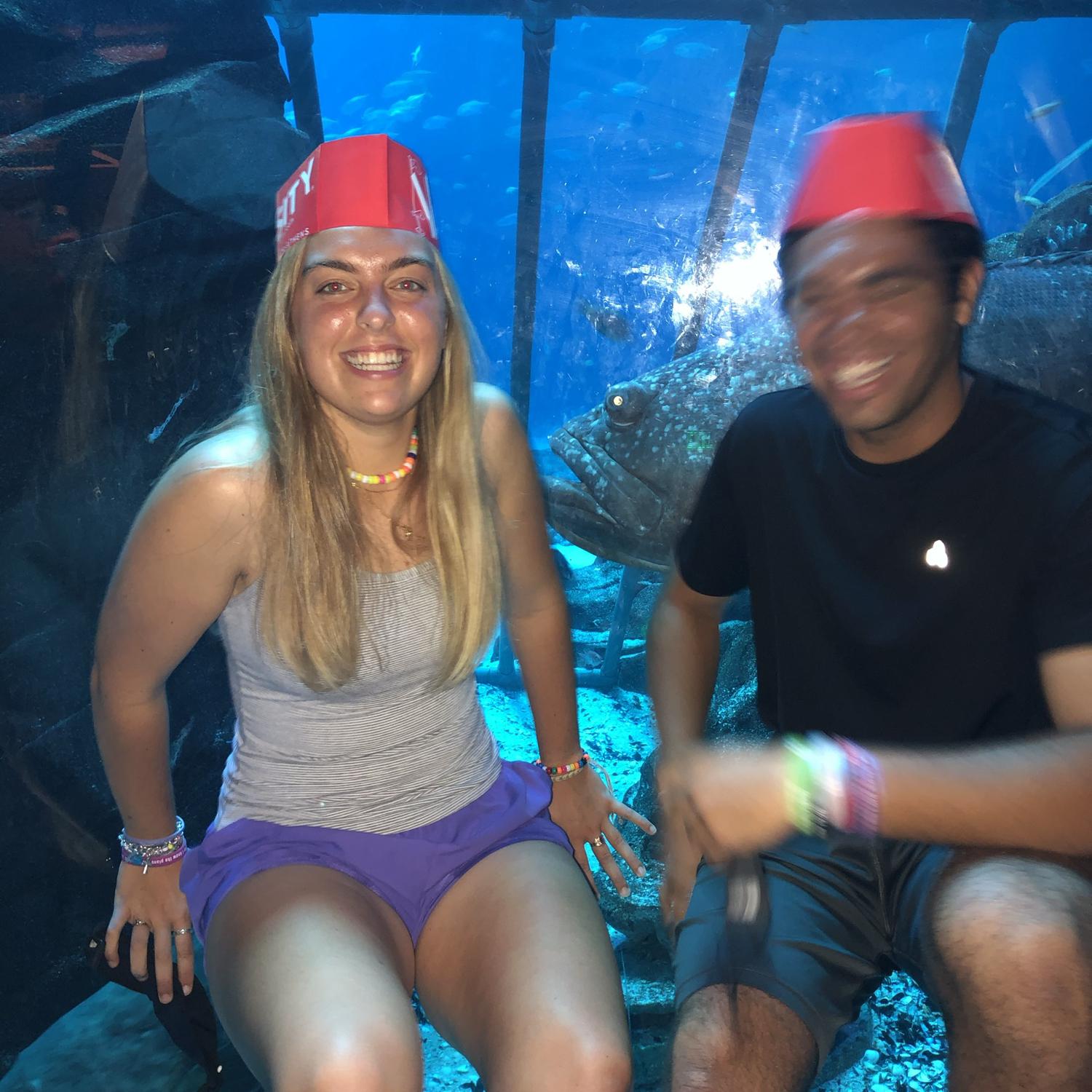 First date! 📍GA aquarium