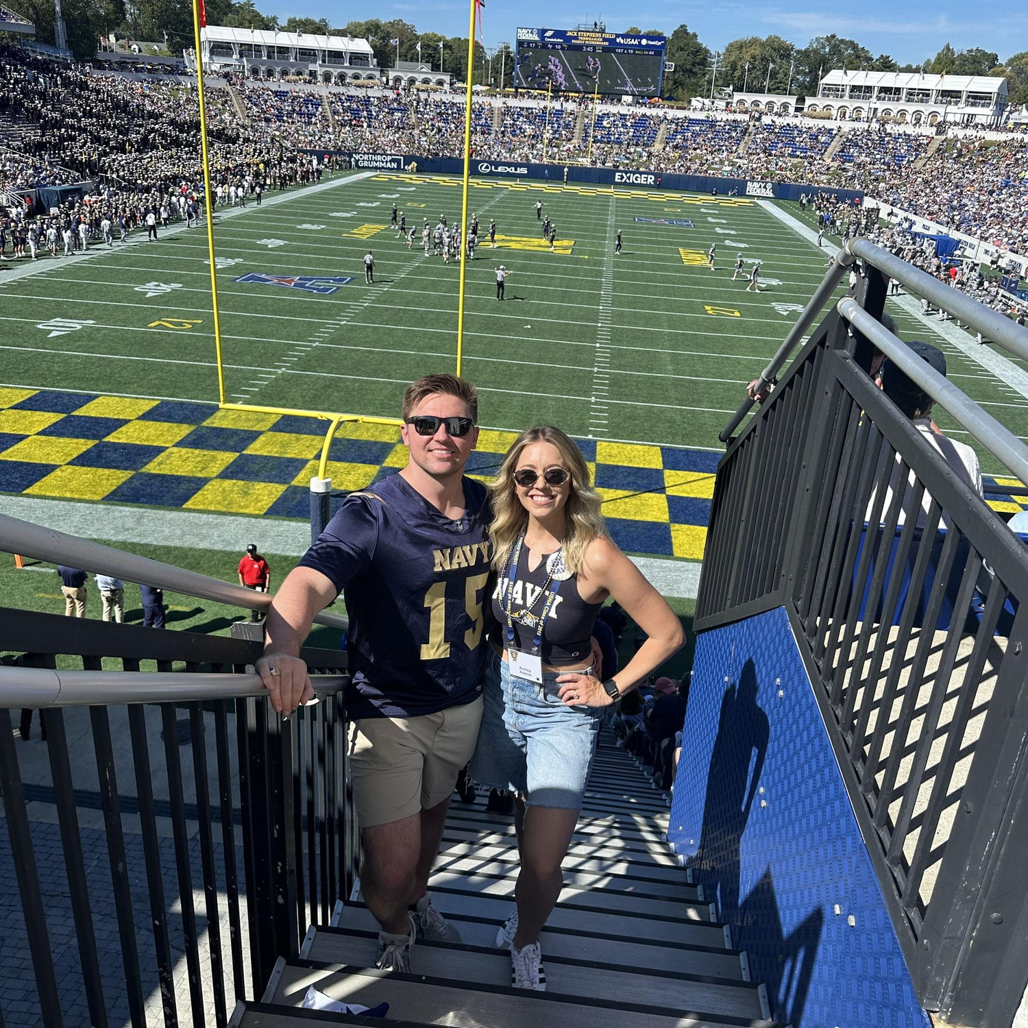 Justin's 10 year reunion at the Naval Academy