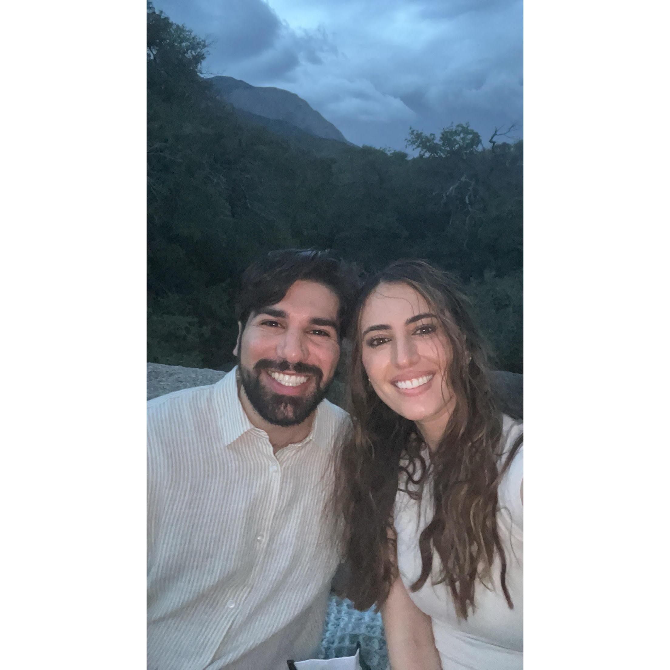 Yasmeen swore to me the sunset would be perfect that day right before the storm hit.