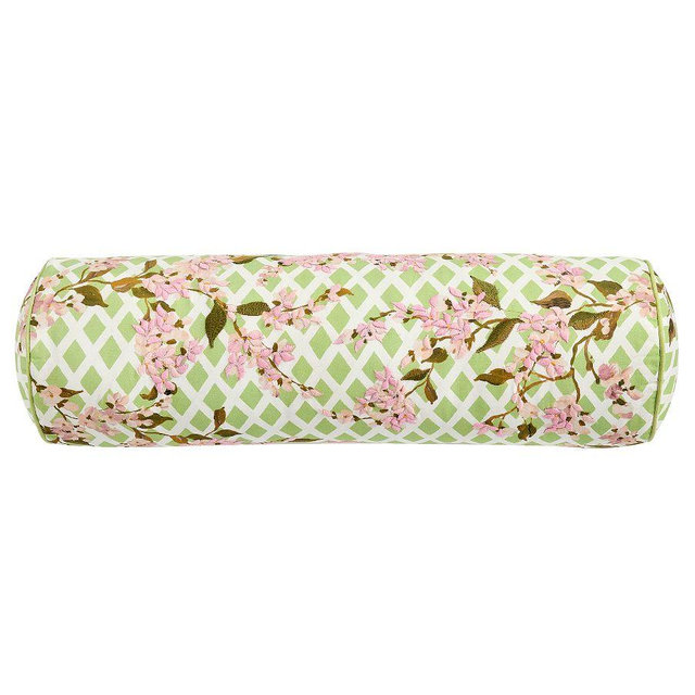 Monique Lhuillier Garden Trellis Bolster Pillow, Multi, Bolster