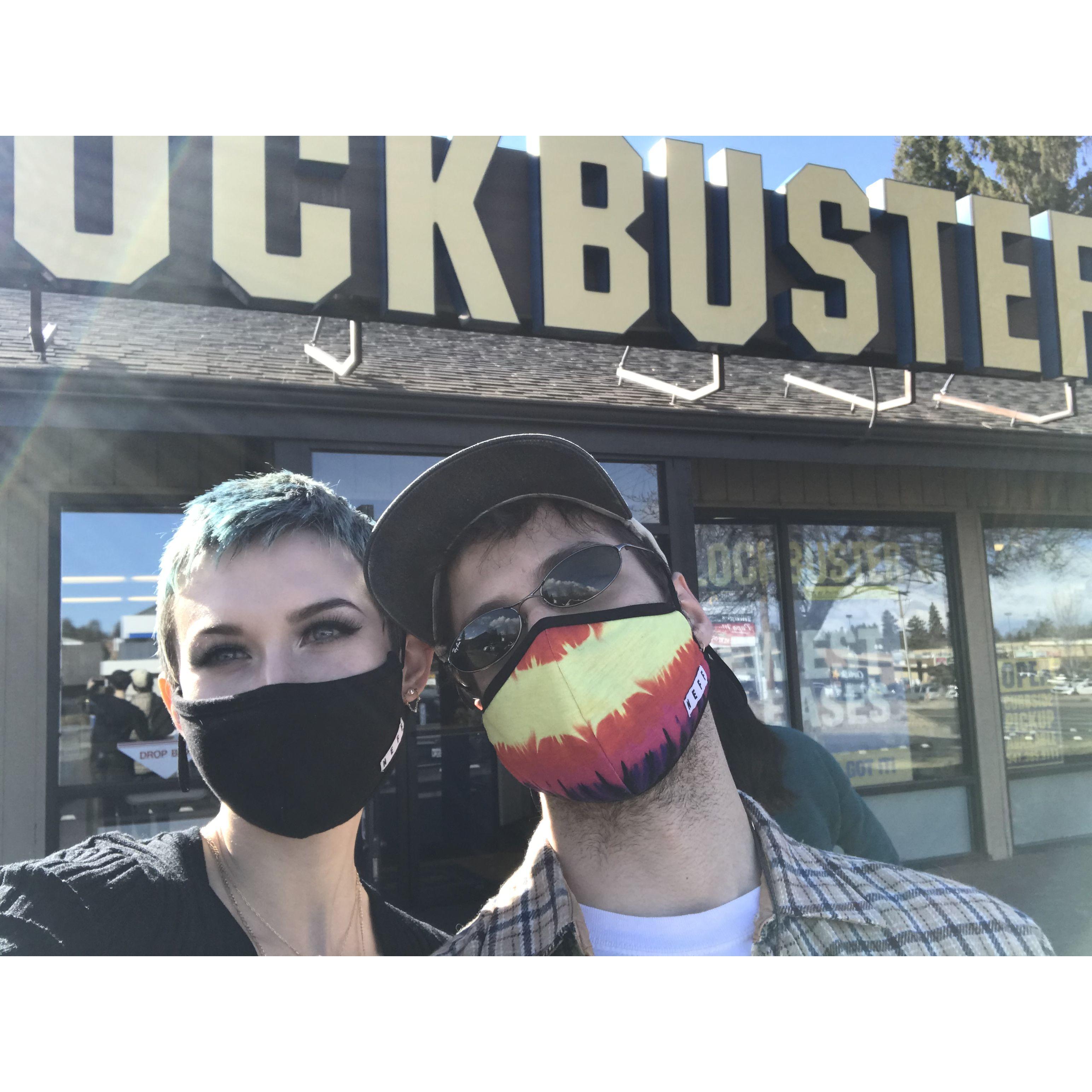 Road Trip to the last Blockbuster during the Pandemic. Bend, OR. 2020