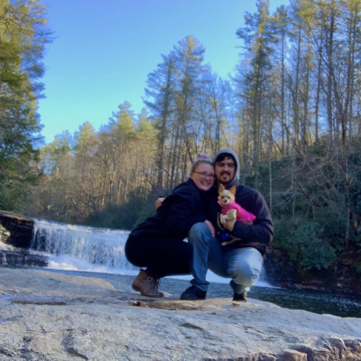 Hooker Falls, Tennessee. A random waterfall we came across during one of our travels. January 7, 2022.
