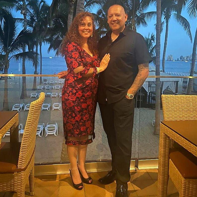 My parents 50th wedding anniversary dinner in Cabo 2023