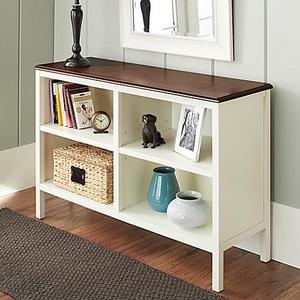 Chatham House Baldwin Horizontal Bookcase in Ivory