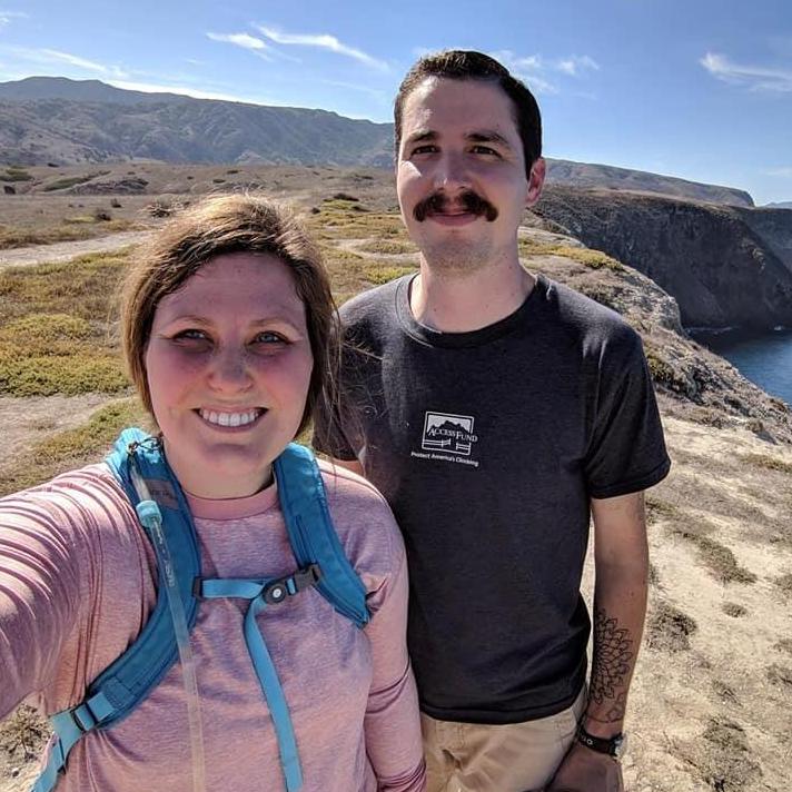 Hiking the most perfect place in the world - the Channel Islands National Park, right before our engagement photo shoot!