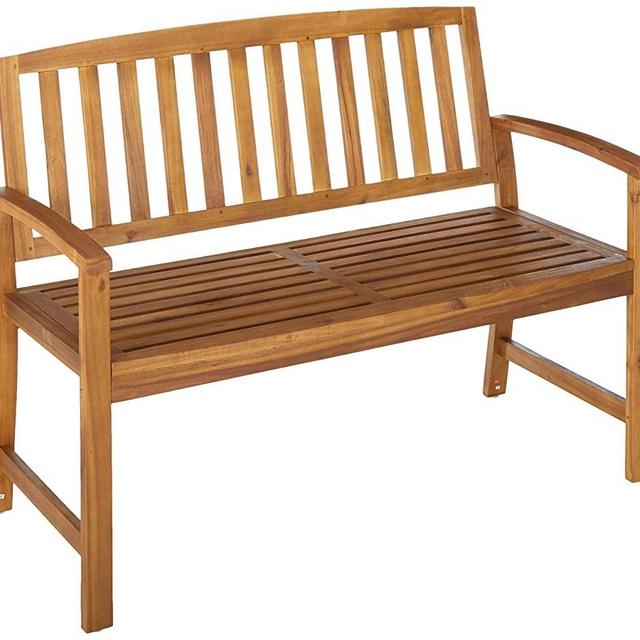 Christopher Knight Home Loja Acacia Bench, Teak Finish