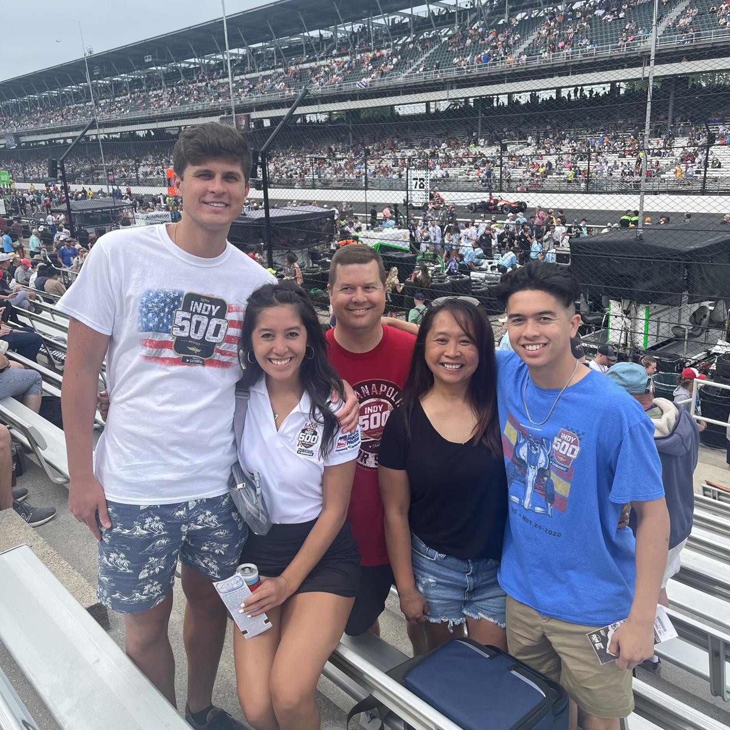 Attending the running of the Indy 500