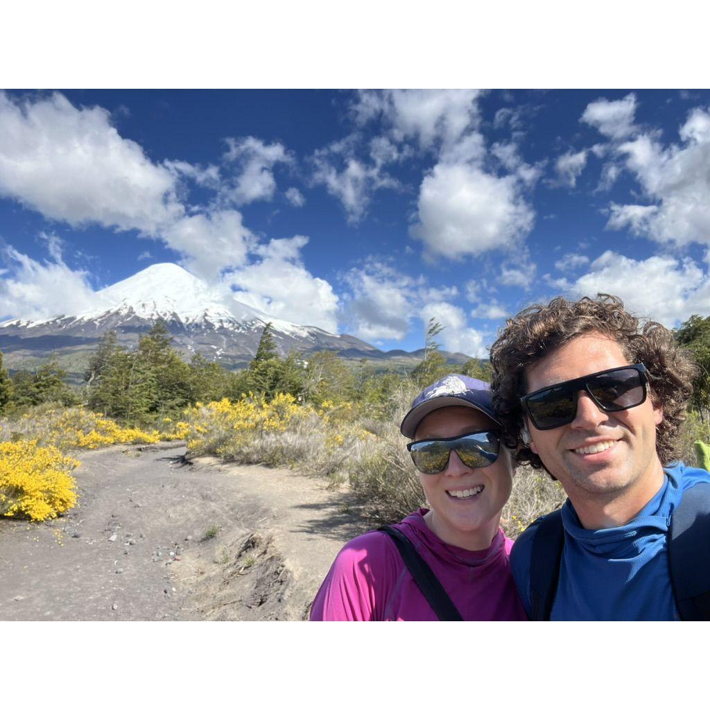 Volcanoes and wild flowers