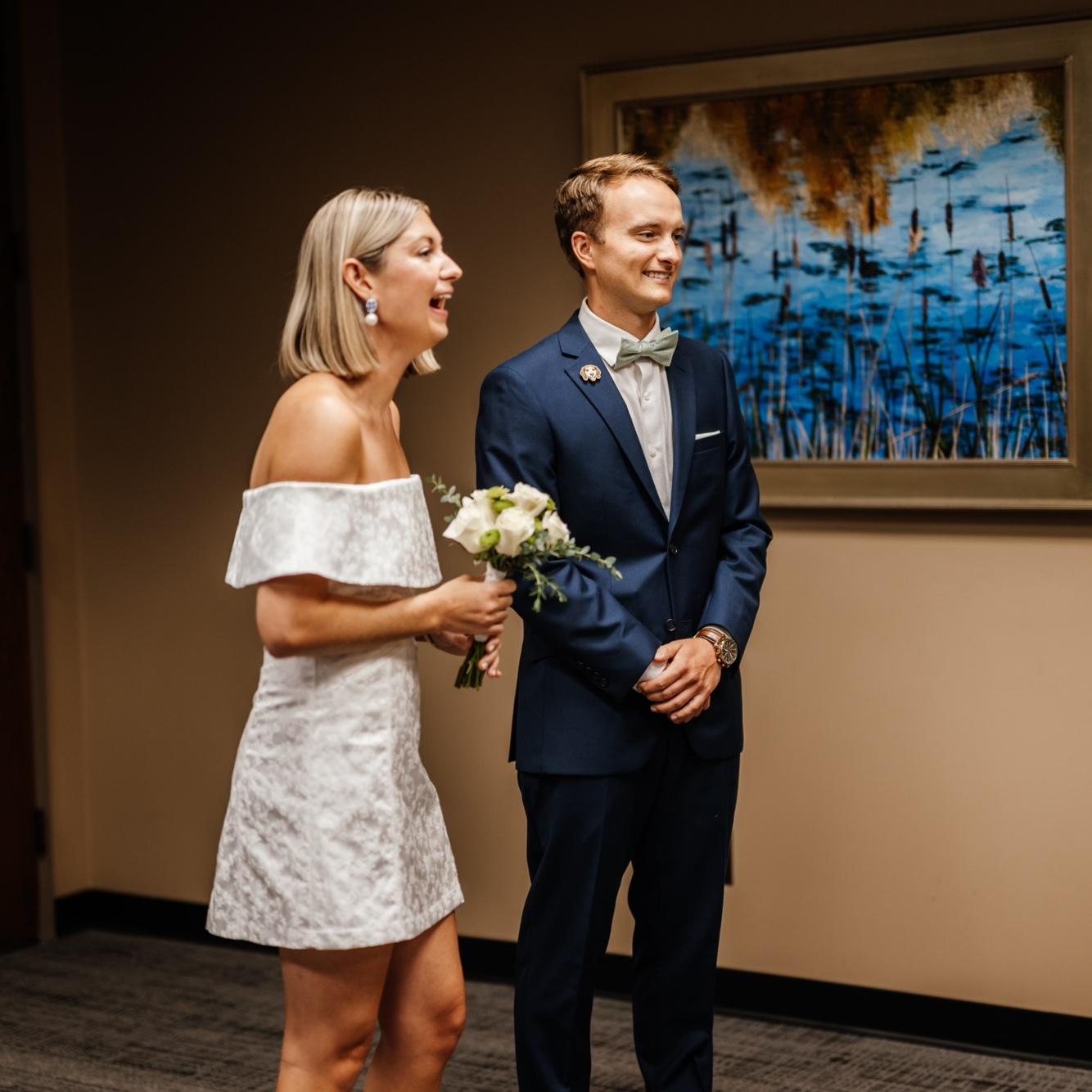 This begins our city hall marriage ceremony with Judge Ebner.