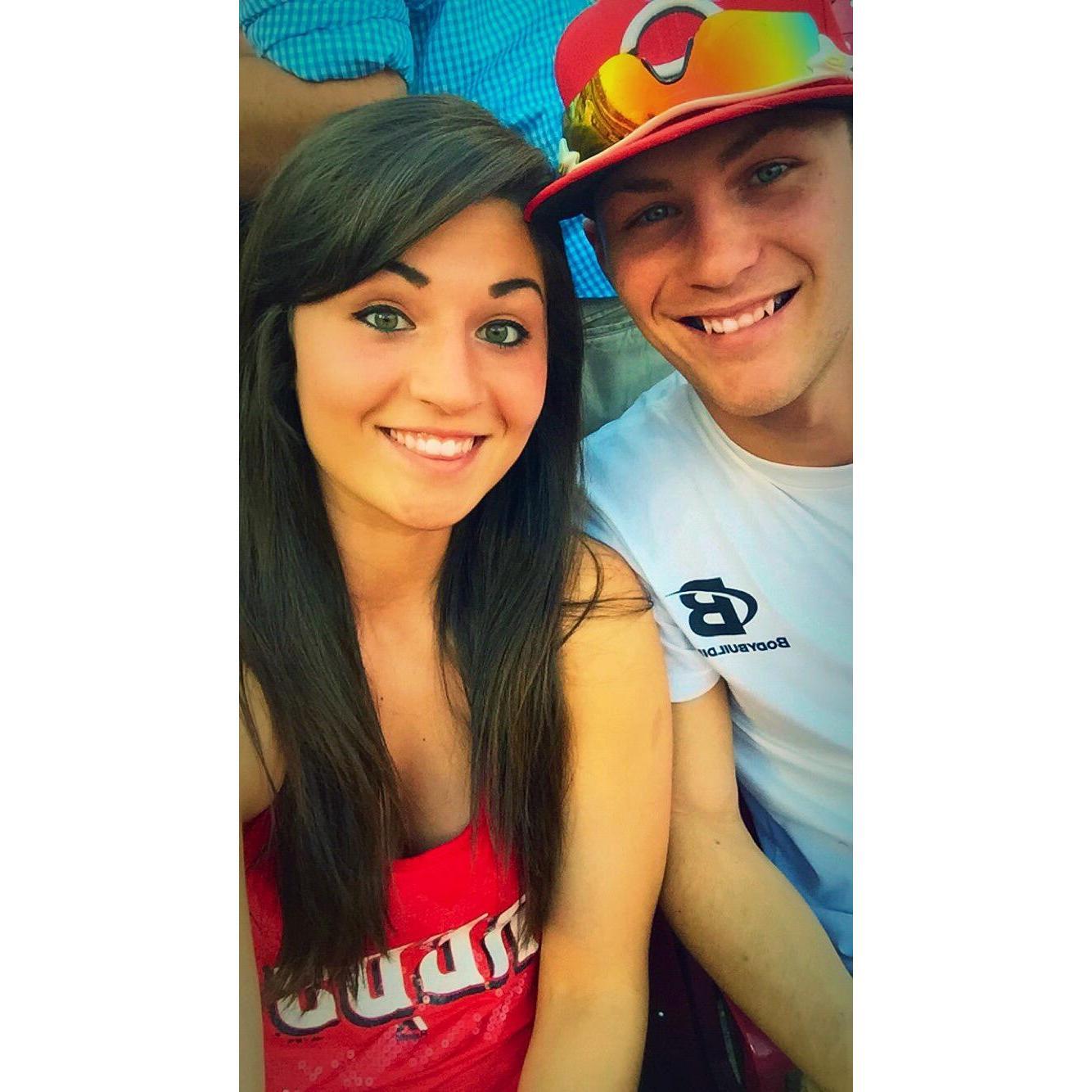 First baseball game together!
