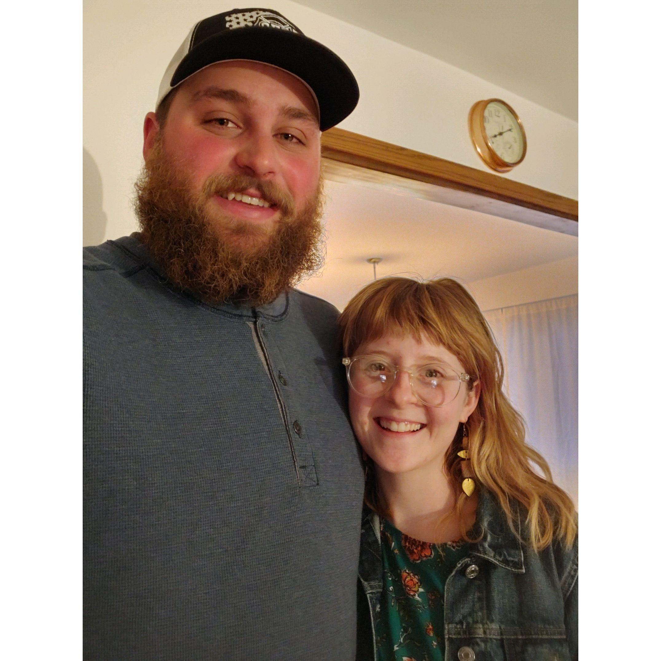 A snowy Easter a few years back. Grateful to celebrate Jesus' resurrection together.