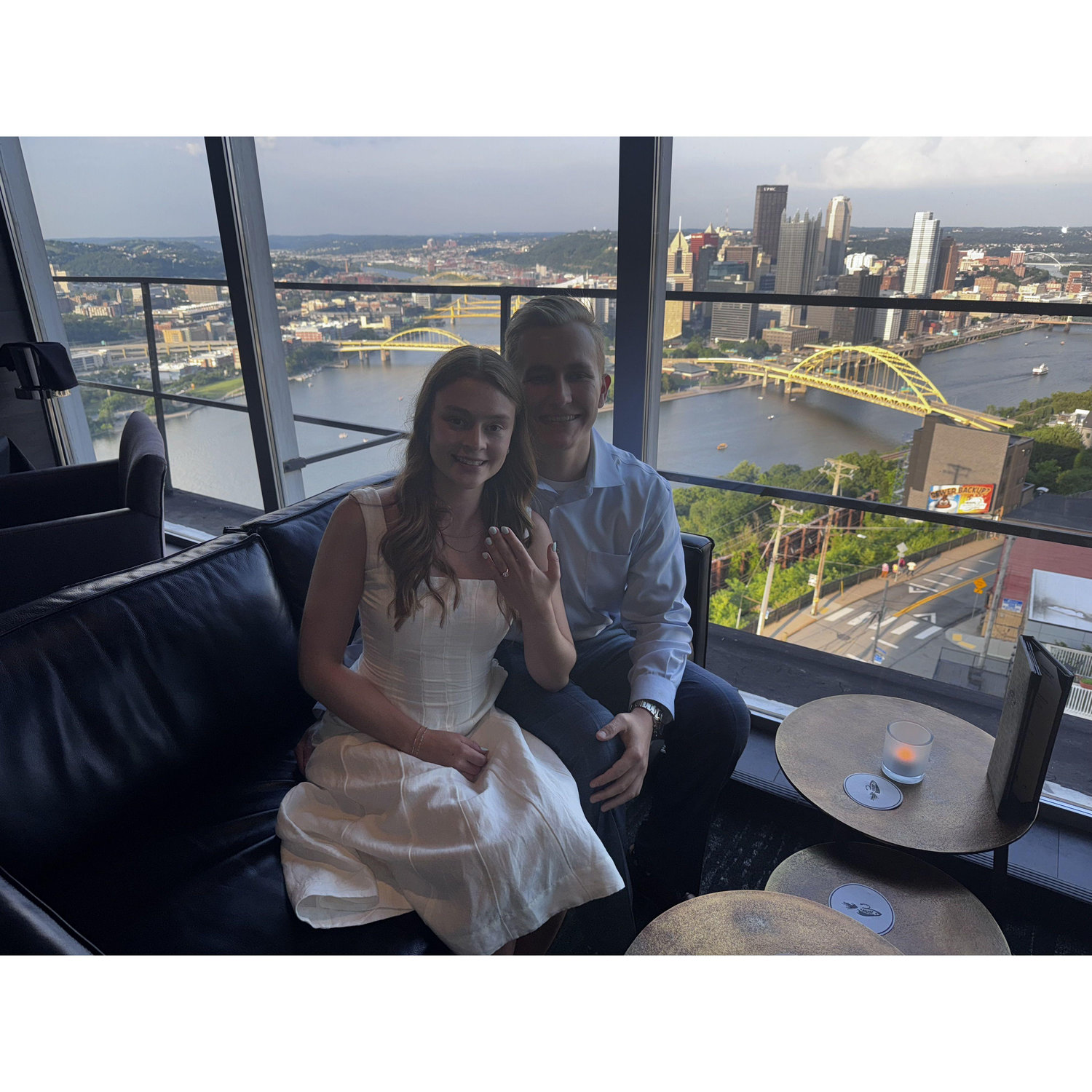 Our engagement dinner and 3 year anniversary, July 5th, 2025