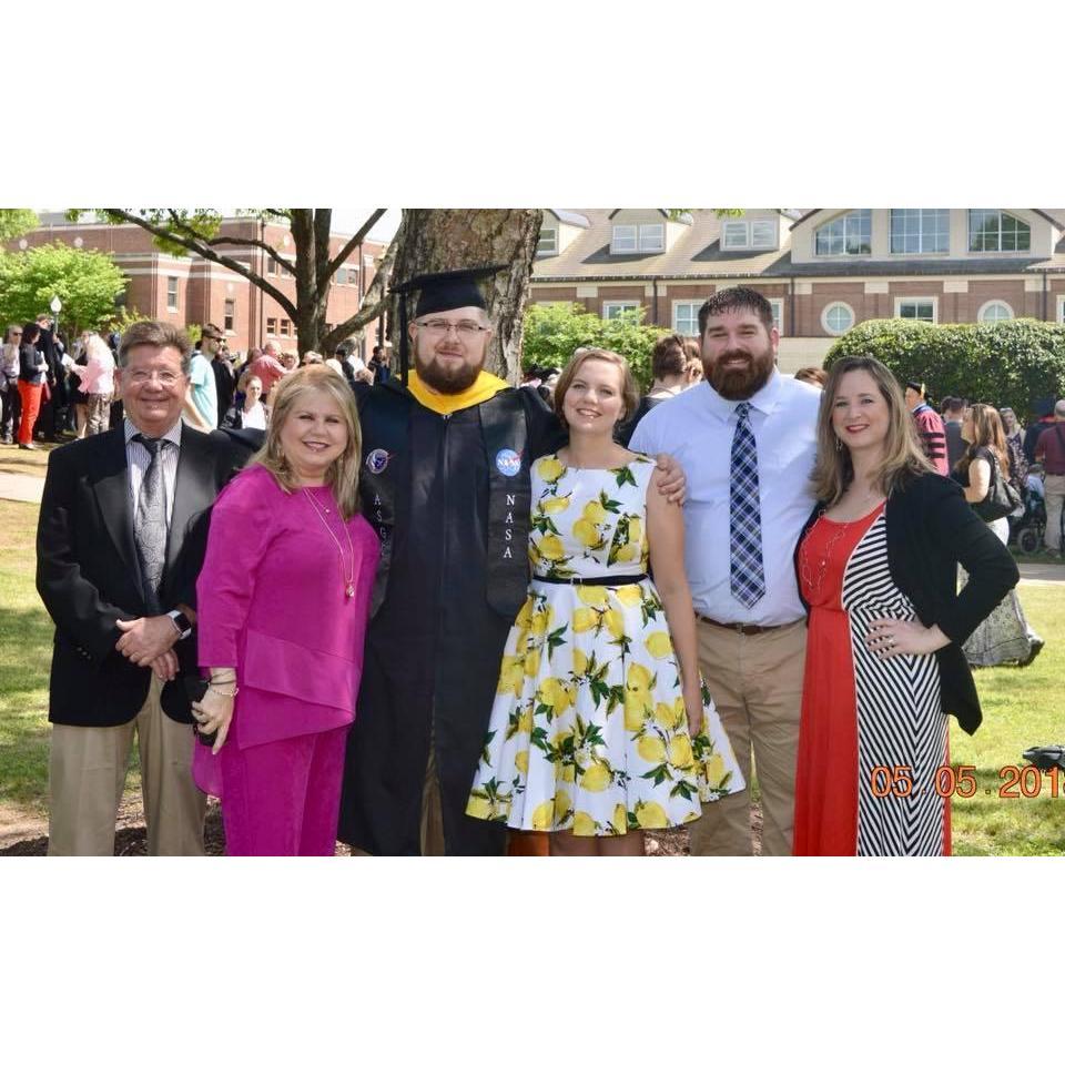 Sage's graduate school graduation, 2018