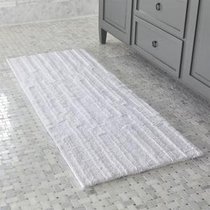 Crosley White Reversible Bath Rug 2'x5'