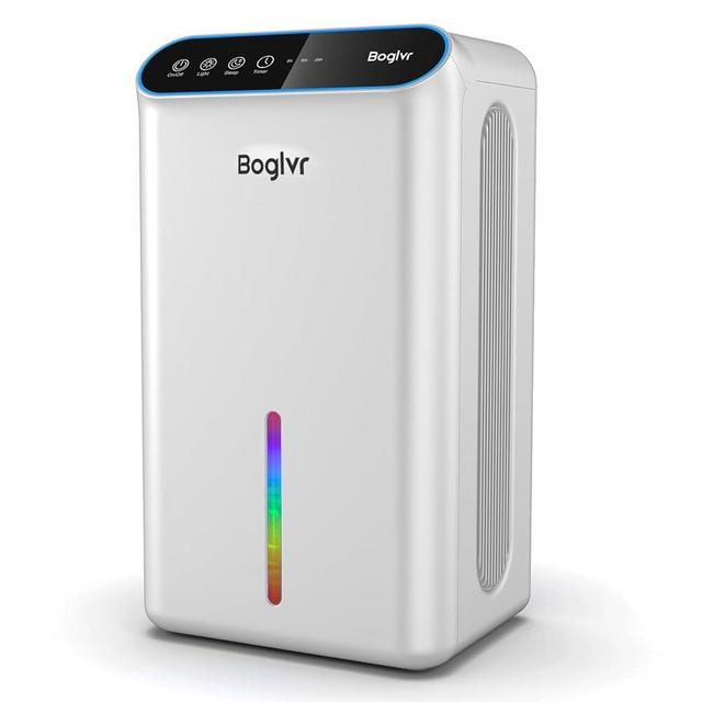 Dehumidifiers, Dehumidifier for Home (85 OZ, 800 sq.ft) Quiet Small Dehumidifier for Bedroom Bathroom Basement with Drain Hose, 3 Gear Timer, Sleep Mode, Auto Shut Off, 7 Color Ambient Light