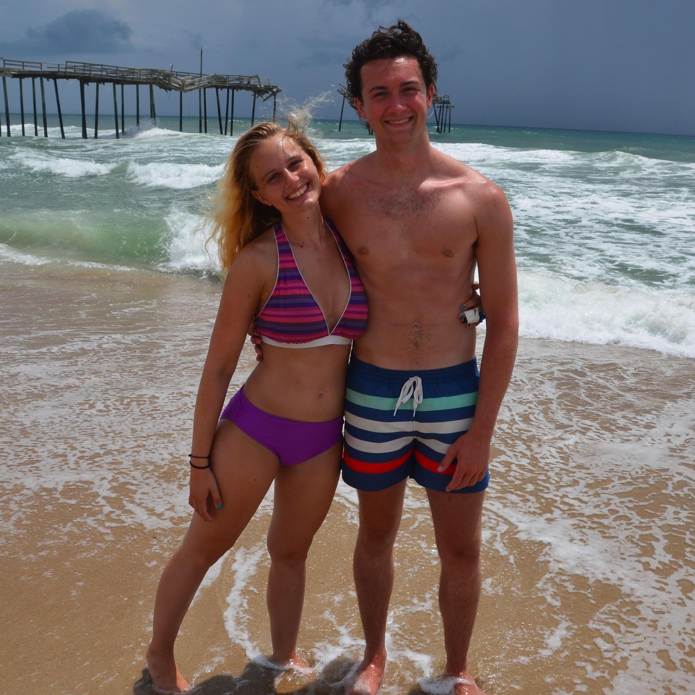 Relaxing on the beach in NC. (2016)