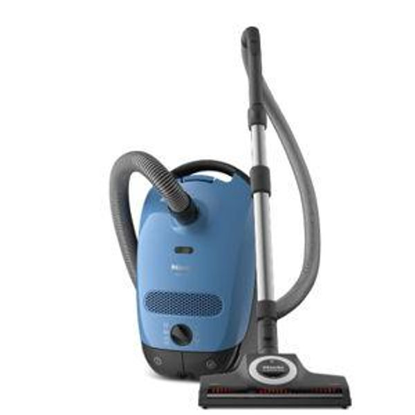 Miele Classic C1 Turbo Team Bagged Canister Vacuum, Tech Blue - Portable, Household