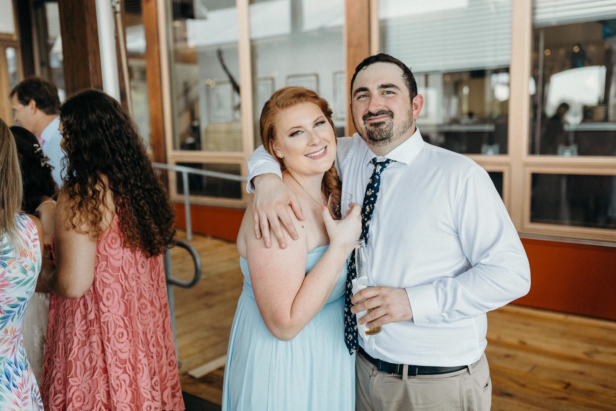 At a friend's wedding in Annapolis