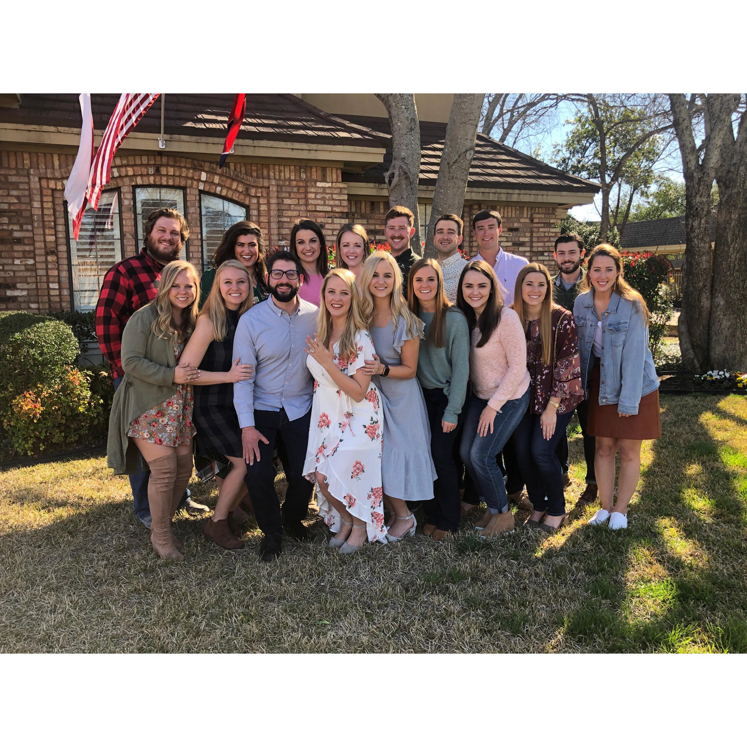 Sweetest Texas Engagement party with dear friends