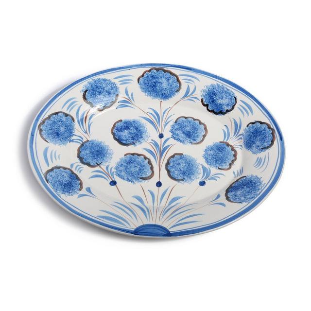 Blue Flower Serving Platter