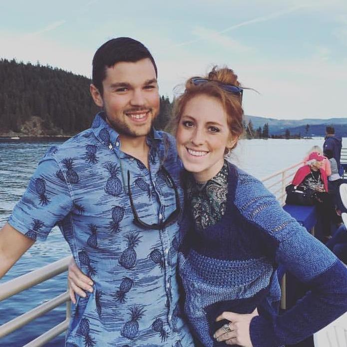 Coeur d' Alene, Idaho. The night before Ryan and Danika ran the CDA marathon.