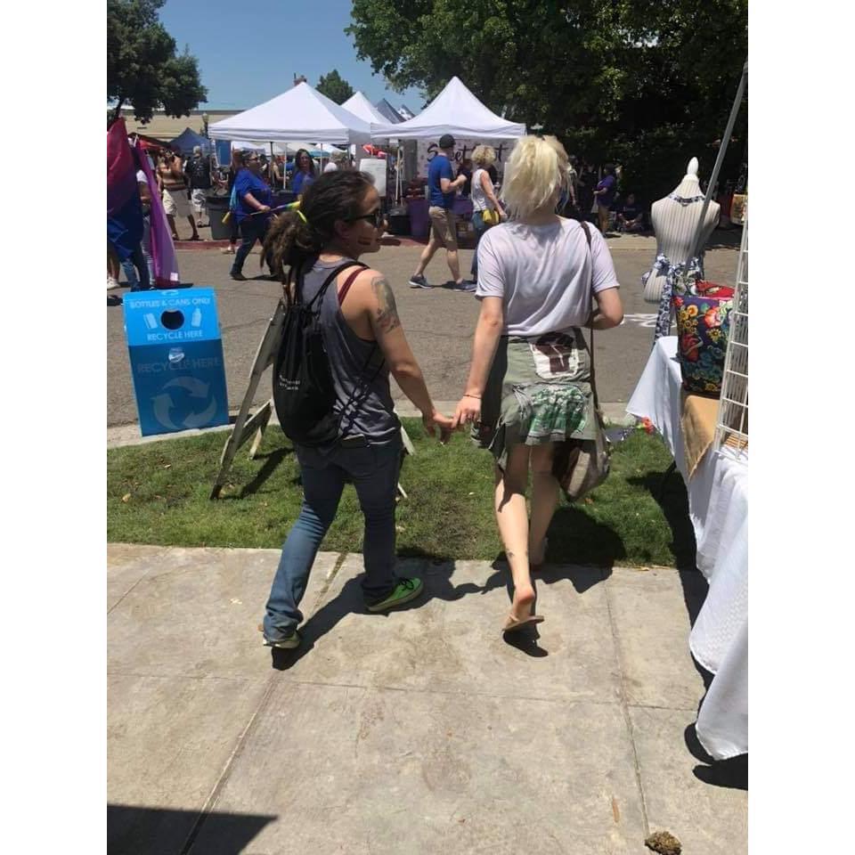 Us at pride with shelbie (taking picture)