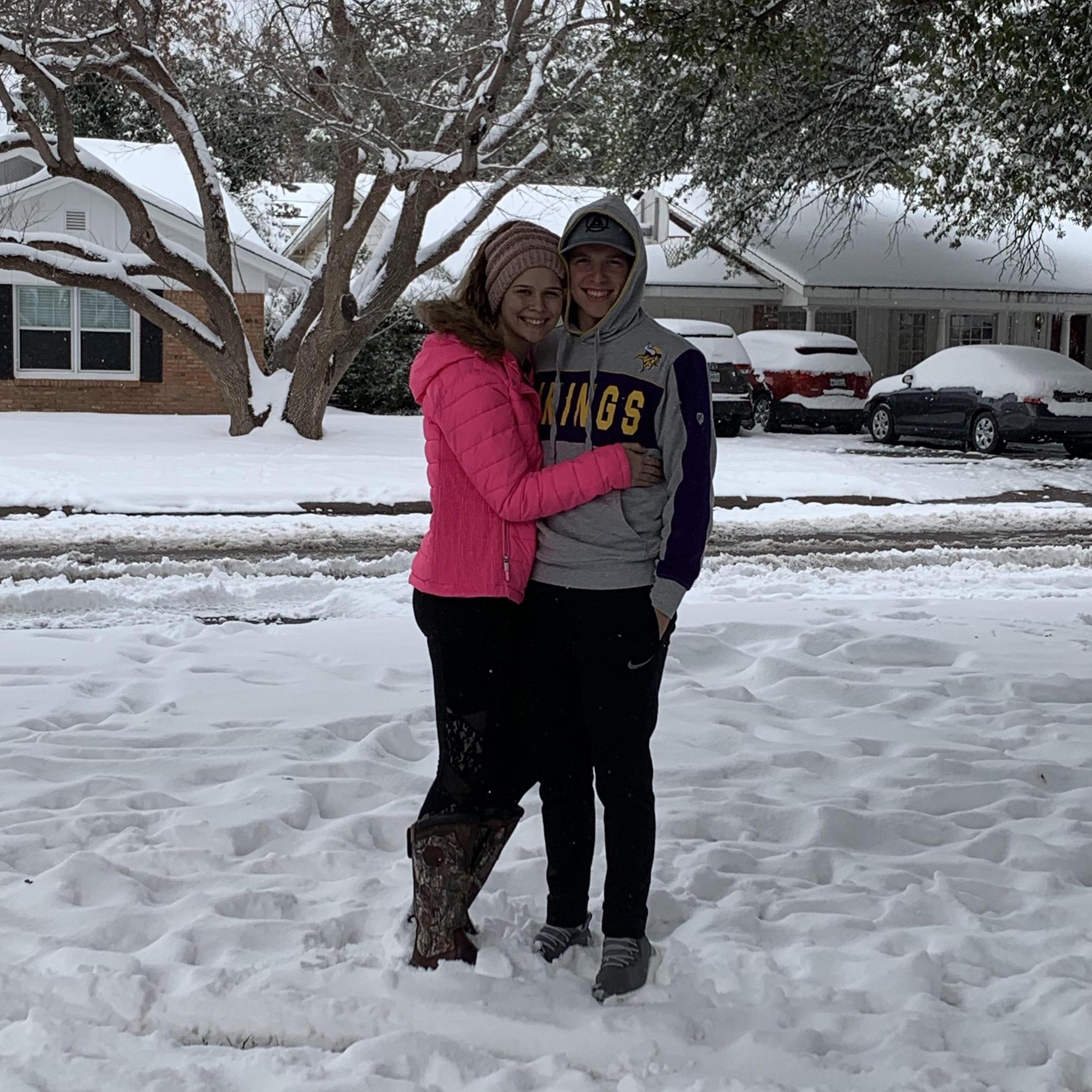 SNOW in MIDLAND???