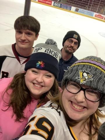 Finally, someone that can explain hockey to Michaela without making it boring!