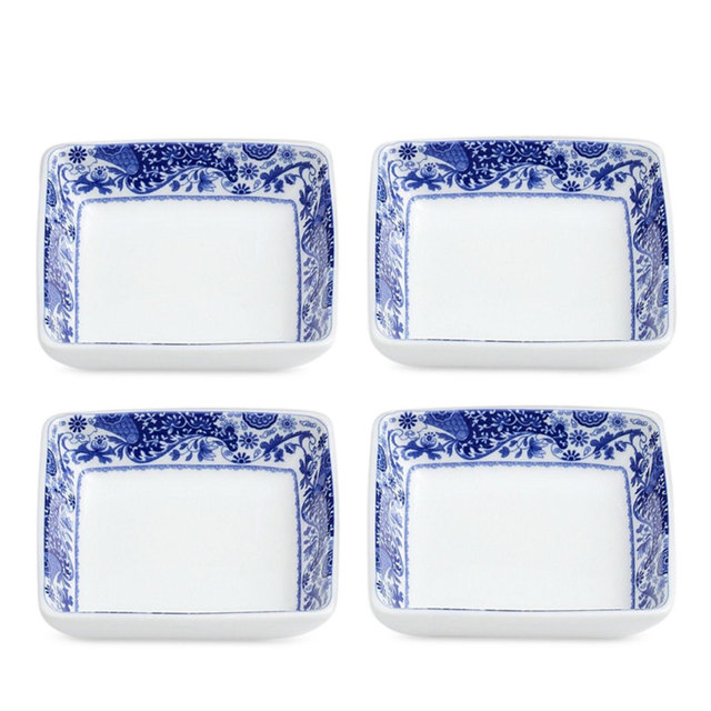 Spode Brocato Square Dipping Dish, Set of 4