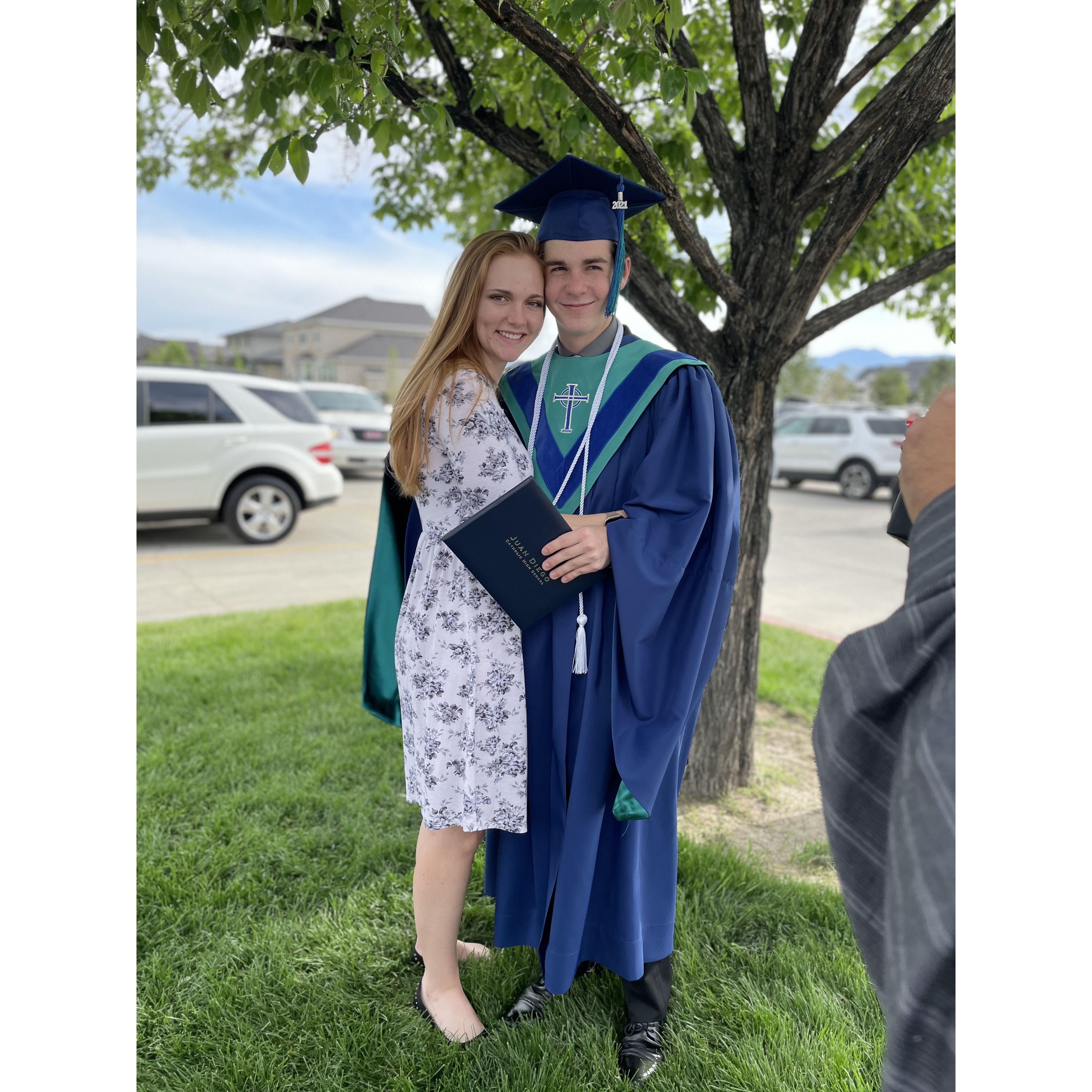 At Austin's Graduation May 2021