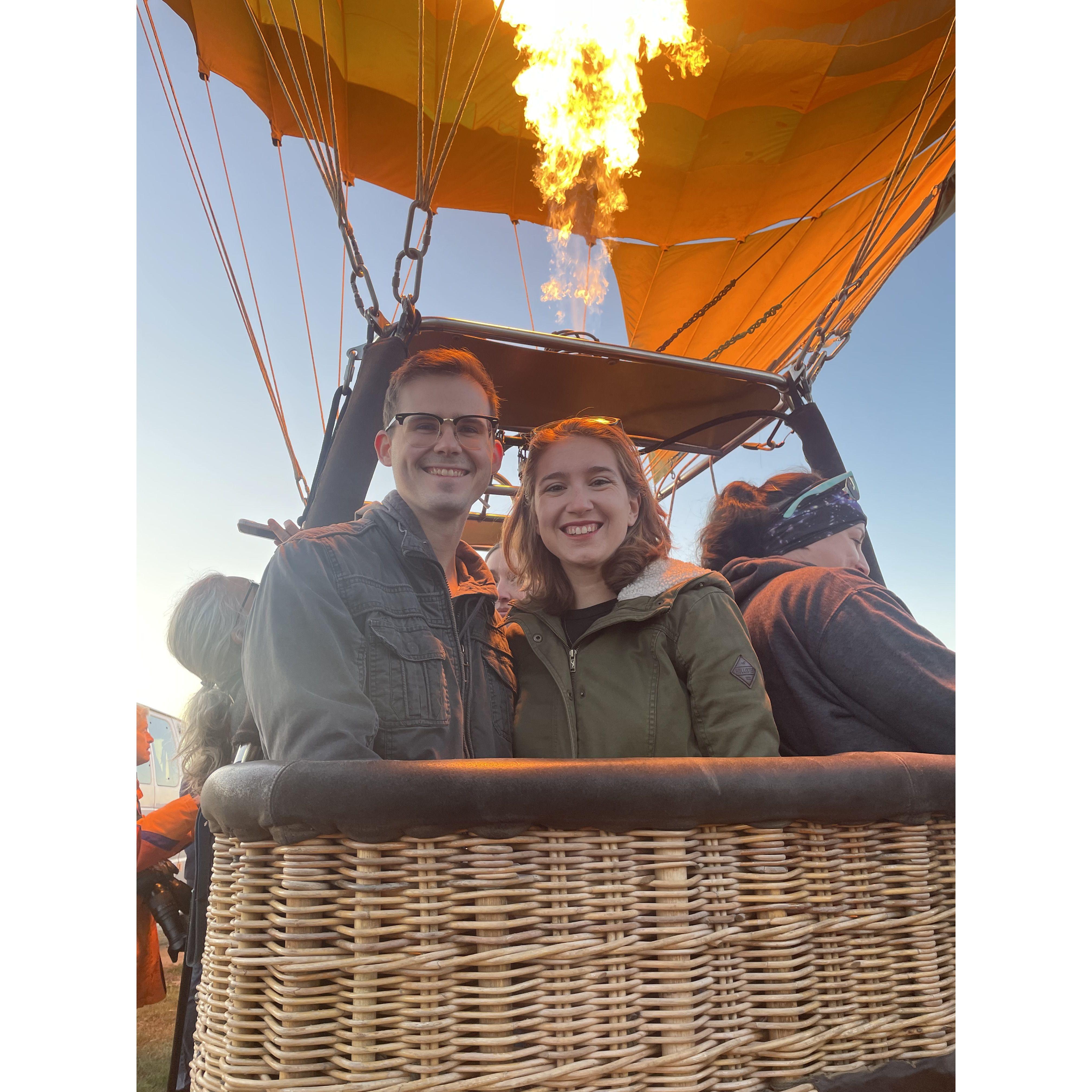 Feb. 2023 - Hot Air Balloon over Temecula