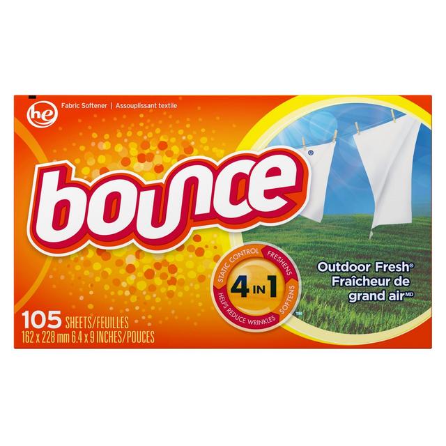 Bounce Outdoor Fresh Fabric Softener Dryer Sheets 105 ct