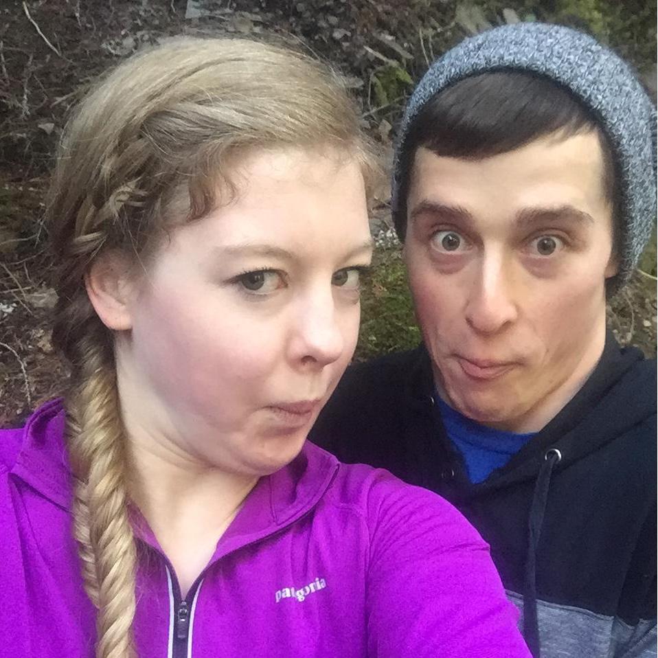 We had a wonderful day hiking into Johnson Creek Falls with Shannon and Steve. It was so fun apart from grabbing onto the devils club bush Oopsie-Doopsie!!