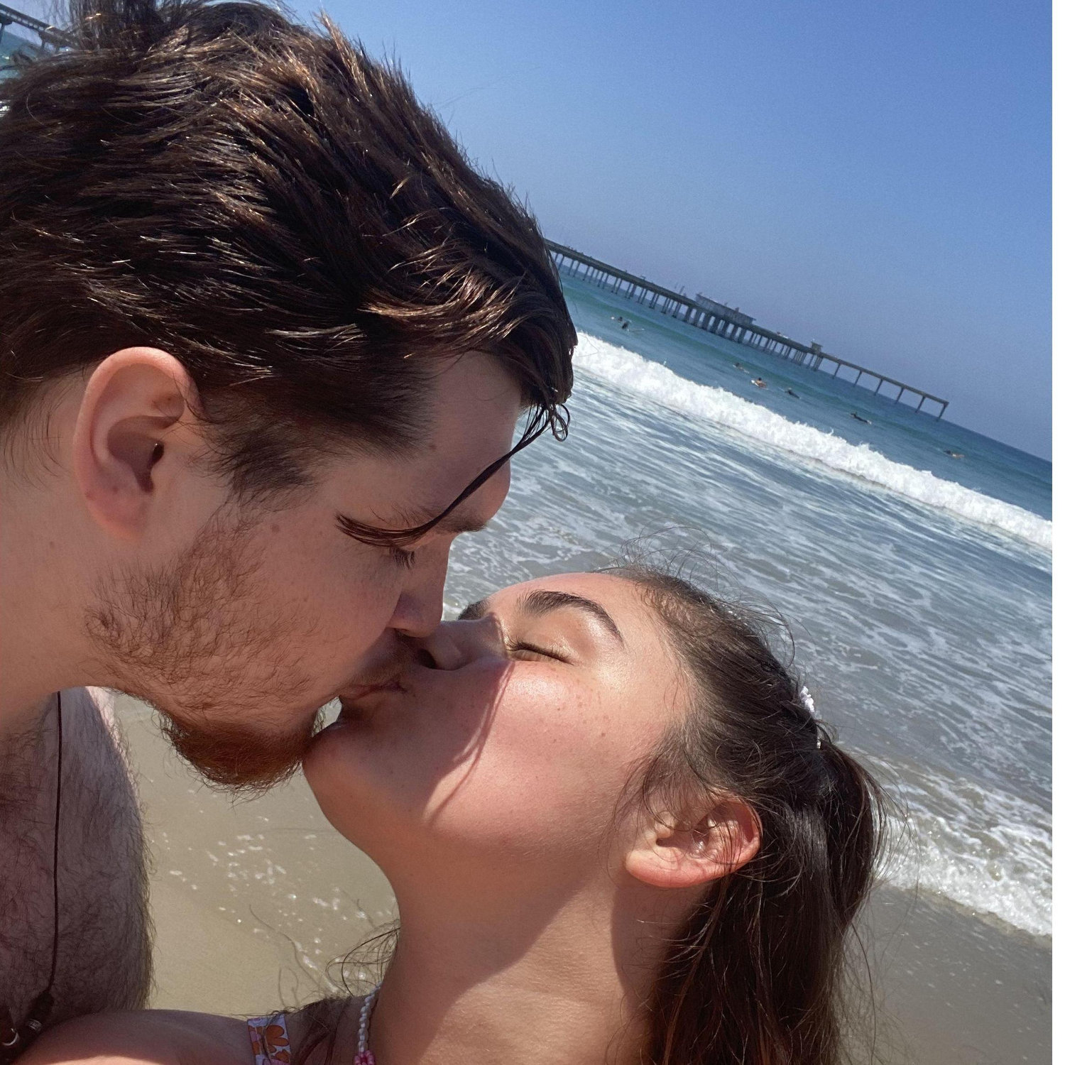 Bridger's first time seeing the ocean
