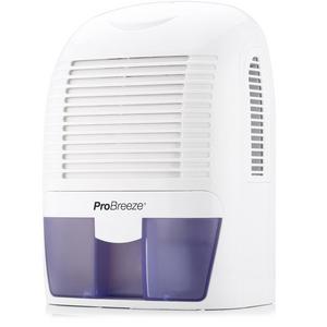 Pro Breeze PB-03-US Electric Mini Dehumidifier, 2200 Cubic Feet, Compact and Portable for Damp Air, Mold, Moisture in Home, Kitchen, Bedroom, Basement, Caravan, Office, Garage
