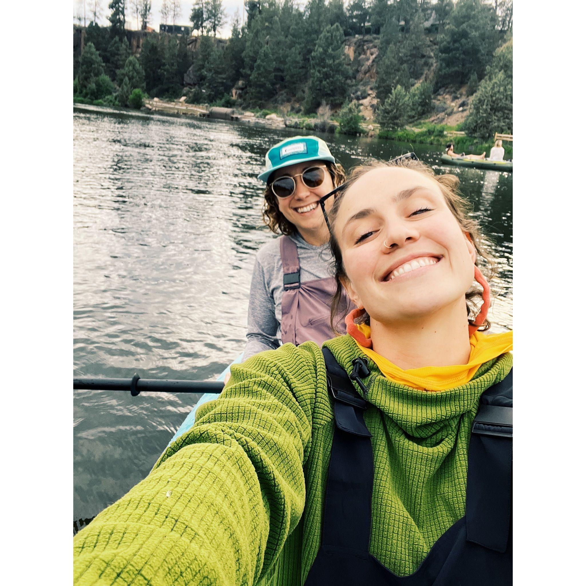 floating the river for a concert!