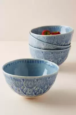 Old Havana Cereal Bowls, Set of 4