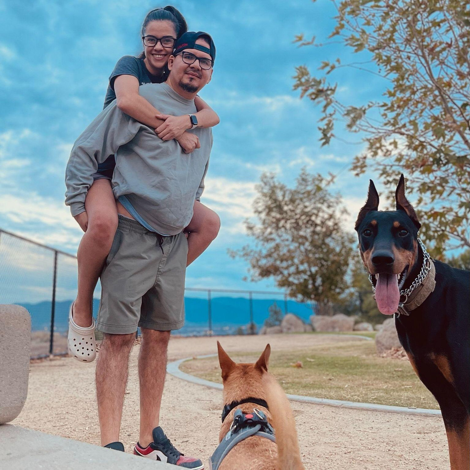 Our dogs have always brought so much joy into our lives. Some of our favorite memories are the simple days spent together at the park. 🐾❤️