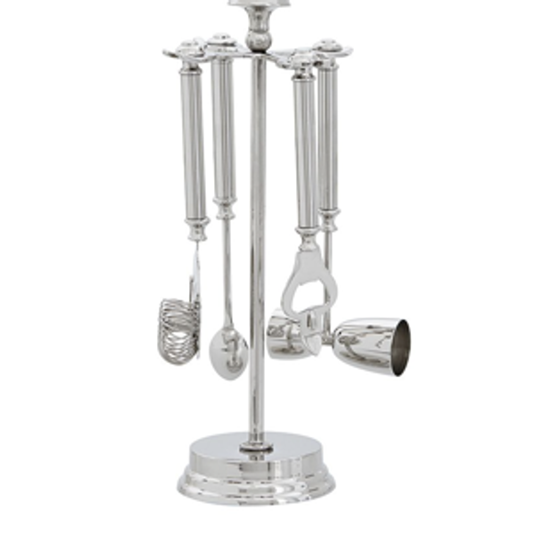 Harrison 5-Piece Bar Tool Set (SILVER)