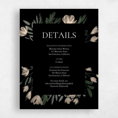 Black Wedding Enclosure - Oaklyn